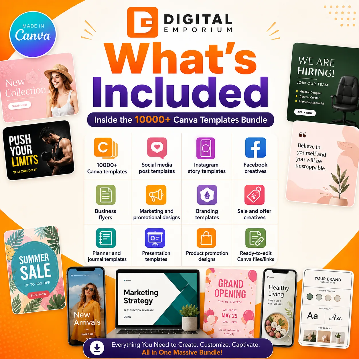10000+ Canva Templates Bundle preview 4