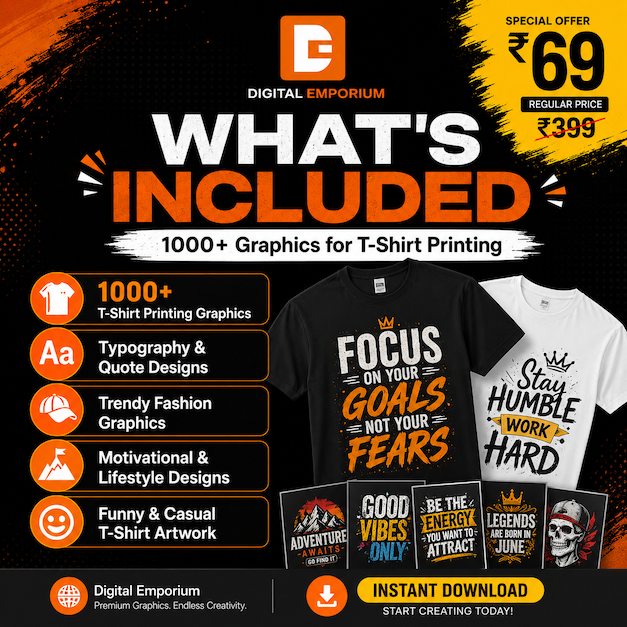 1000+ Graphics for T-Shirt Printing Bundle preview 4