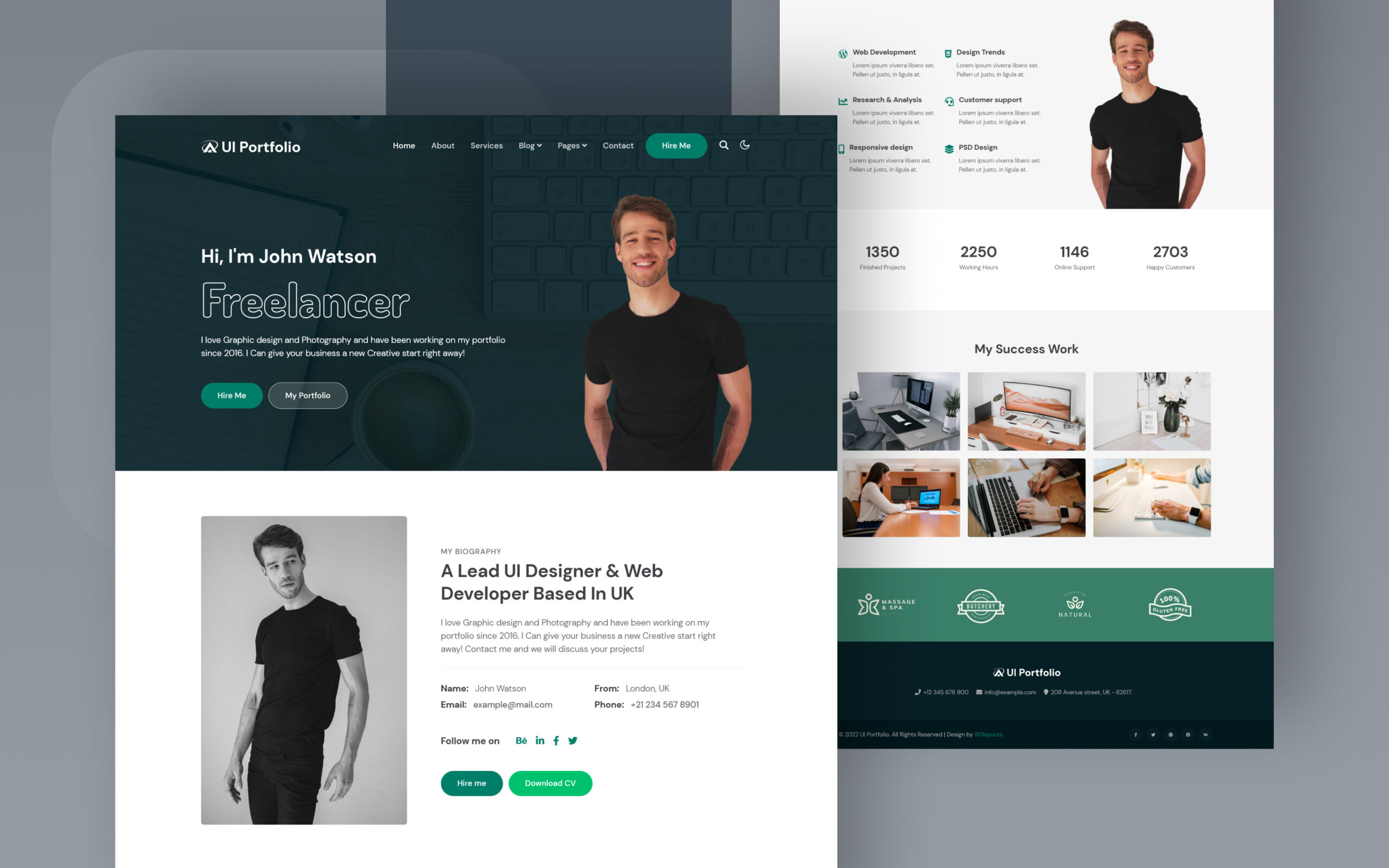 Website Template preview 3