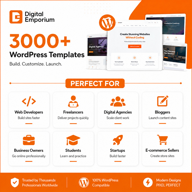 3000+ WordPress Templates Mega Bundle preview 4