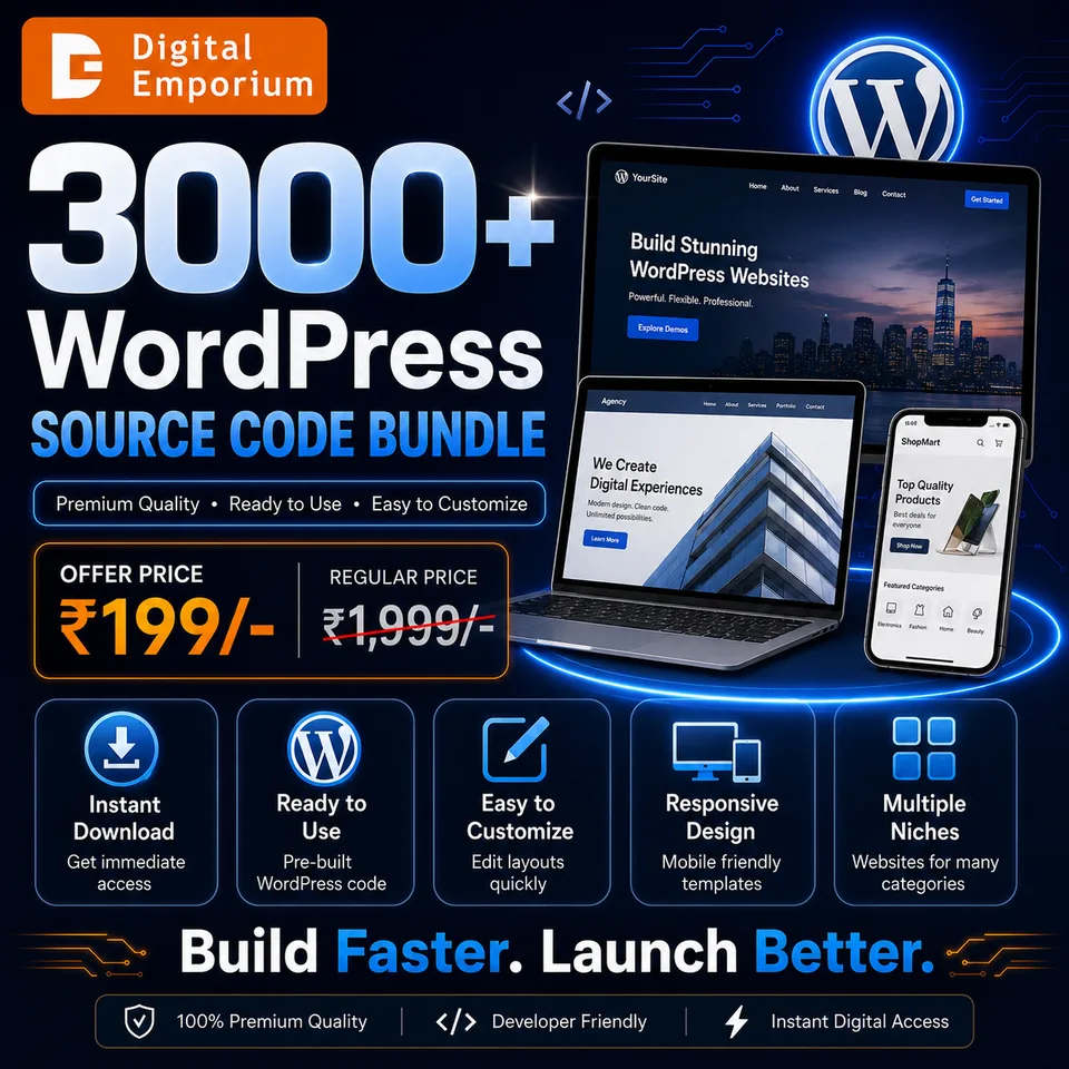 3000+ WordPress Templates Mega Bundle