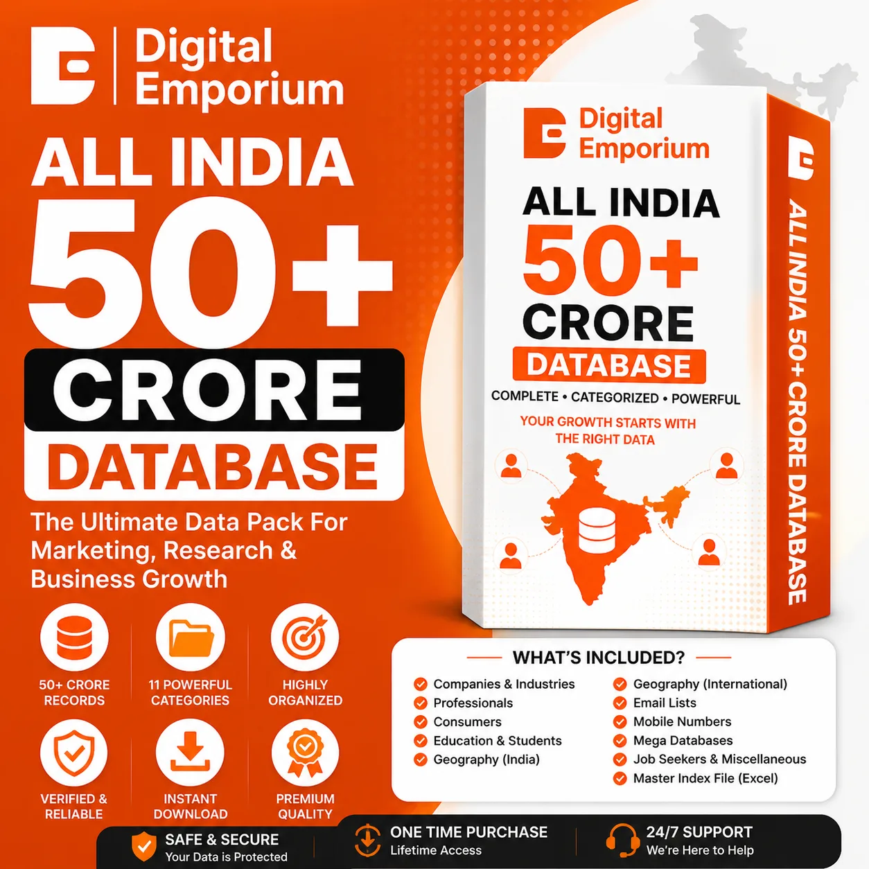 All India 50+ Crore Verified Business & Consumer Database preview 2