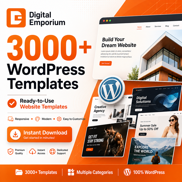 3000+ WordPress Templates Mega Bundle preview 2